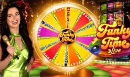 Funky Time live game at Golisimo Casino